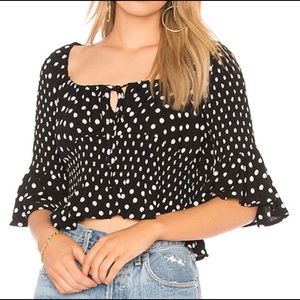 FREE PEOPLE A LITTLE BIT OF SOMETHING TOP